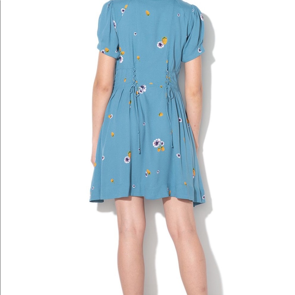 Free People Floral Mini Dress size 0 - Picture 4 of 5